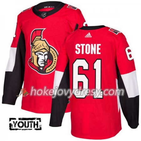 Dětské Hokejový Dres Ottawa Senators Mark Stone 61 Červená 2017-2018 Adidas Authentic